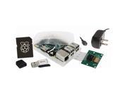 Raspberry Pi 2 Model B 1GB 5MP Camera Kit w Case 5.1v 2A PSU 8GB NOOBs MicroSD and WiPi Adapter