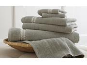 Spa Collection Egyptian Cotton Embroidered Rope 6 piece Towel Set Taupe