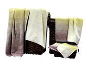 Yarn dyed Jacquard 6 piece towel set Sand Dunes Sand Dunes