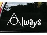 Deathly Hallows Always Harry Potter Custom Decal Sticker 5.5 inch