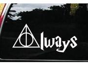 Deathly Hallows Always Harry Potter Stickers For Cars 5 Inch
