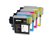 12 packs remanufactured ink cartridge for Brother LC61 without chip Black Cyan Magenta Yellow x 3 for DCP J140W 145C 165C 185C 195C 197C 365CN 375CW 385C 390
