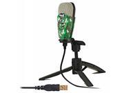 USB Large Diaphragm Cardioid Condenser Microphone w Tripod Stand 10 USB Cable Camouflage