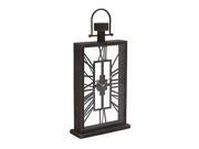 Mtl Gls Table Clock 12 Inches Width 27 Inches Height
