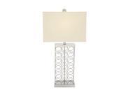 Mtl Chrome Table Lamp 30 Inches Height