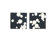Mtl Slv Wall Decor Set Of 2 18 Inches 19 Inches Width