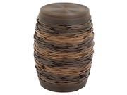 Wd Pe Rattan Stool 14 Inches Width 19 Inches Height