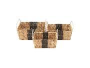 Seagrass Bskt Set Of 3 16 Inches 18 Inches 20 Inches Width