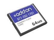 AddOn Network Upgrades 64MB Compact Flash CF Flash Card