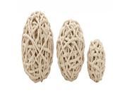 Cotton Rope Ball Set Of 3 4 Inches 7 Inches 8 Inches Diameter