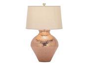 MTL CPR TABLE LAMP 26 H