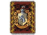 Harry Potter Hufflepuff Crest  Woven Tapestry Throw (48inx60in)