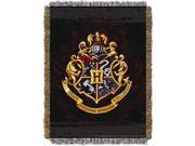 Harry Potter Hogwarts Dcor Triple Woven Jacquard Throw (48x60)