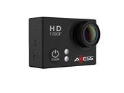 Axess Full HD 1080h.264 Waterproof Action Camera Black