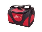 Chaby Budweiser 12 Can Cooler Bag Mesh Pocket and Shoulder Strap RED