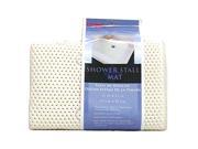 Shower Stall Mat White 21X21 1 Pkg