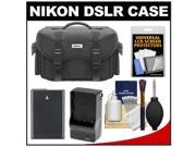 Nikon 5874 Digital SLR Camera Case - Gadget Bag with EN-EL14 Battery + Charger + Accessory Kit