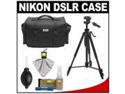 Nikon 5874 Digital SLR Camera Case - Gadget Bag with Tripod + Cleaning & Accessory Kit