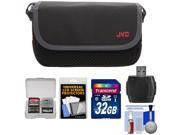 JVC CBV2013 Everio Video Camera Camcorder Case with 32GB Card + Raeder + Accessory Kit