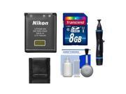 Nikon EN-EL10 Rechargeable Li-ion Battery with 8GB SD Memory Card + Accessory Kit