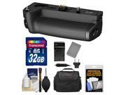 Olympus HLD-7 Power Battery Holder Grip for OM-D E-M1 Digital Camera with 32GB Card + Case + BLN-1 Battery & Charger + Kit