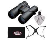 Nikon Monarch 5 8x42 ED ATB Waterproof/Fogproof Binoculars with Case + Easy Carry Harness + Cleaning Cloth