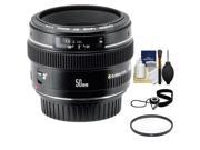 Canon EF 50mm f/1.4 USM Lens with UV Filter + Accessory Kit