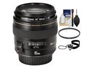 Canon EF 85mm f/1.8 USM Lens with UV Filter + Accessory Kit