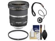Canon EF-S 10-22mm f/3.5-4.5 USM Ultra Wide Angle Zoom Lens with UV Filter + Accessory Kit