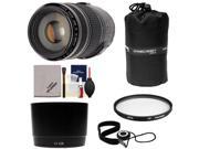Canon EF 70-300mm f/4-5.6 IS USM Zoom Lens with Hoya UV Filter + Hood + Accessory Kit
