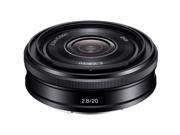 Sony SEL 20F28 E Mount 20mm F2.8 Prime Lens