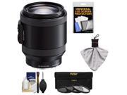 Sony Alpha E-Mount 18-200mm f/3.5-6.3 OSS PZ Zoom Lens with 3 (UV/ND8/CPL) Filters + Accessory Kit