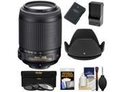 Nikon 55-200mm f/4-5.6G VR DX AF-S ED Zoom-Nikkor Lens with EN-EL14 Battery & Charger + 3 UV/CPL/ND8 Filters + Hood + Kit