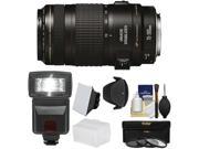 Canon EF 70-300mm f/4-5.6 IS USM Zoom Lens with 3 Filters + Hood + Flash & 2 Diffusers + Kit