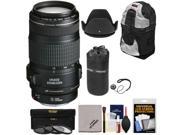 Canon EF 70-300mm f/4-5.6 IS USM Zoom Lens with 3 Filters + Hood + Pouch + Sling Backpack + Kit
