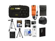Coleman Xtreme C5WP Shock & Waterproof Digital Camera (Black) with 8GB Card + Battery + Floating Strap + (2) Cases + Tripod + Accessory Kit