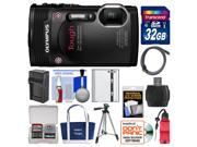 Olympus Tough TG-850 iHS Shock & Waterproof Digital Camera (Black) with 32GB Card + Case + Battery + Tripod + Float Strap + Accessory Kit