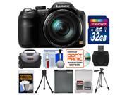 Panasonic Lumix DMC-LZ40 Digital Camera with 32GB Card + Case + Battery + Tripods + Kit