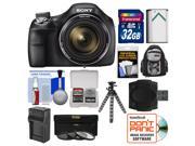 Sony Cyber-Shot DSC-H400 Digital Camera with 32GB Card + Backpack + Battery/Charger + Flex Tripod + 3 UV/ND8/CPL Filter Kit
