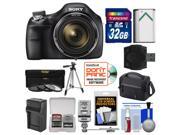 Sony Cyber-Shot DSC-H400 Digital Camera with 32GB Card + Case + Flash + Battery/Charger + Tripod + 3 Filters Kit