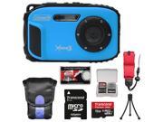 Coleman Xtreme3 C9WP Shock & Waterproof 1080p HD Digital Camera (Blue) with 16GB Card + Case + Tripod + Float Strap + Kit