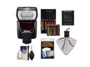 Nikon SB-700 AF Speedlight Flash with (8) Batteries & Charger + Accessory Kit