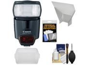 Canon Speedlite 430EX II Flash with Bounce Diffuser + Reflector + Accessory Kit