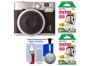 Fujifilm Instax Mini 90 Neo Classic Instant Film Camera with (2) Instant Film + Cleaning Kit