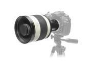 Rokinon 800mm f/8 Mirror Lens & 2x Teleconverter for Nikon Digital SLR Cameras
