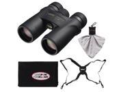 Nikon Monarch 7 8x42 ED ATB Waterproof/Fogproof Binoculars with Case + Easy Carry Harness + Cleaning Cloth