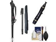 BlackRapid RS-Sport-2 Extreme Sport Slim Camera Strap with Monopod + Cleaning & Accessory Kit