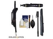 BlackRapid RS-Sport L Extreme Sport Sling Camera Strap (Left Handed) with Monopod + Cleaning & Accessory Kit