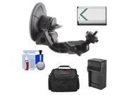 Sony Proforma PF-VCT-SC1 Action Cam Suction Cup Mount with NP-BX1 Battery + Charger + Case + Accessory Kit