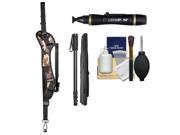 BlackRapid RS-Sport Extreme Sport Camo Sling Camera Strap with Monopod + Cleaning & Accessory Kit